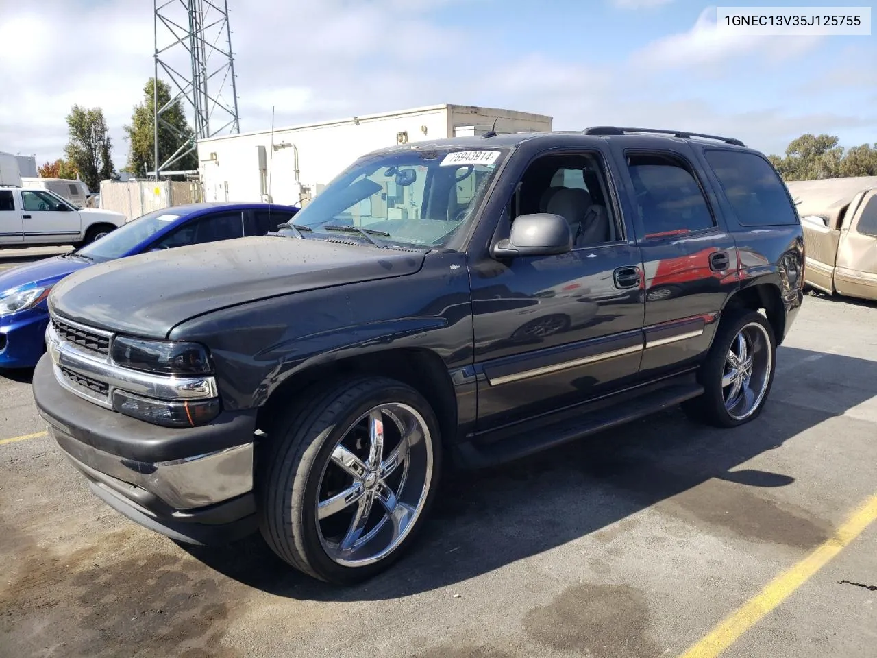 2005 Chevrolet Tahoe C1500 VIN: 1GNEC13V35J125755 Lot: 75943914