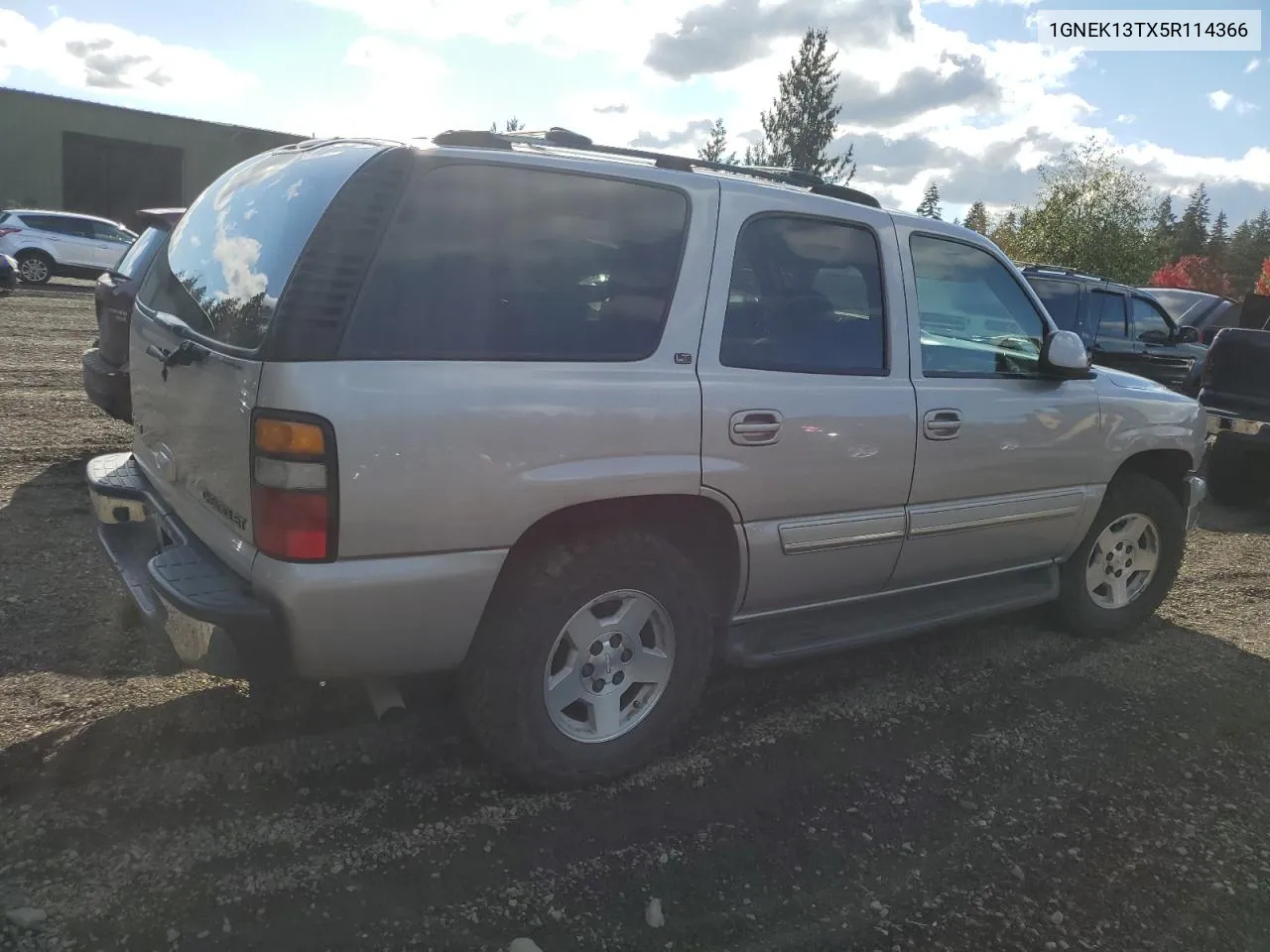 2005 Chevrolet Tahoe K1500 VIN: 1GNEK13TX5R114366 Lot: 76418154