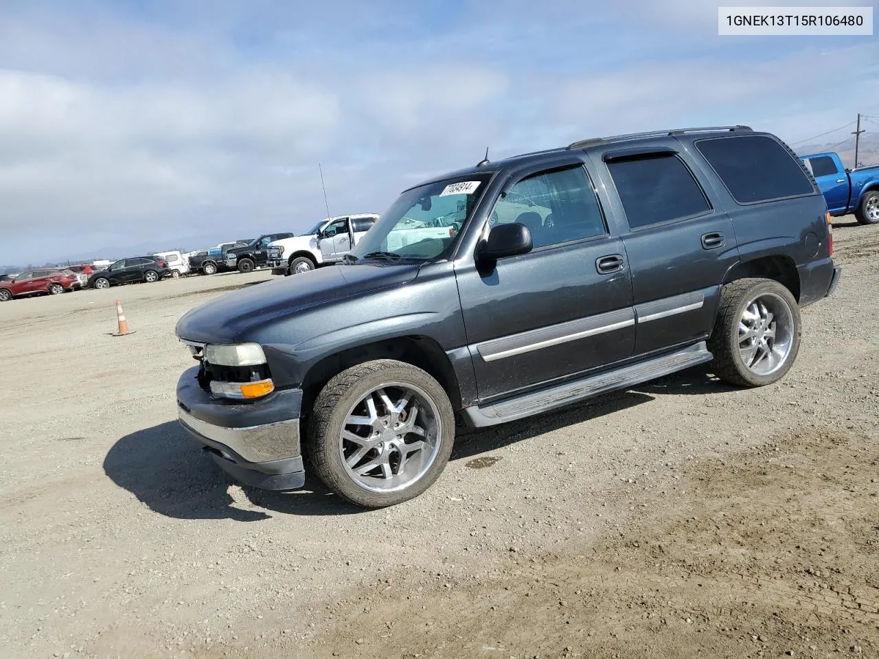 2005 Chevrolet Tahoe K1500 VIN: 1GNEK13T15R106480 Lot: 77034914