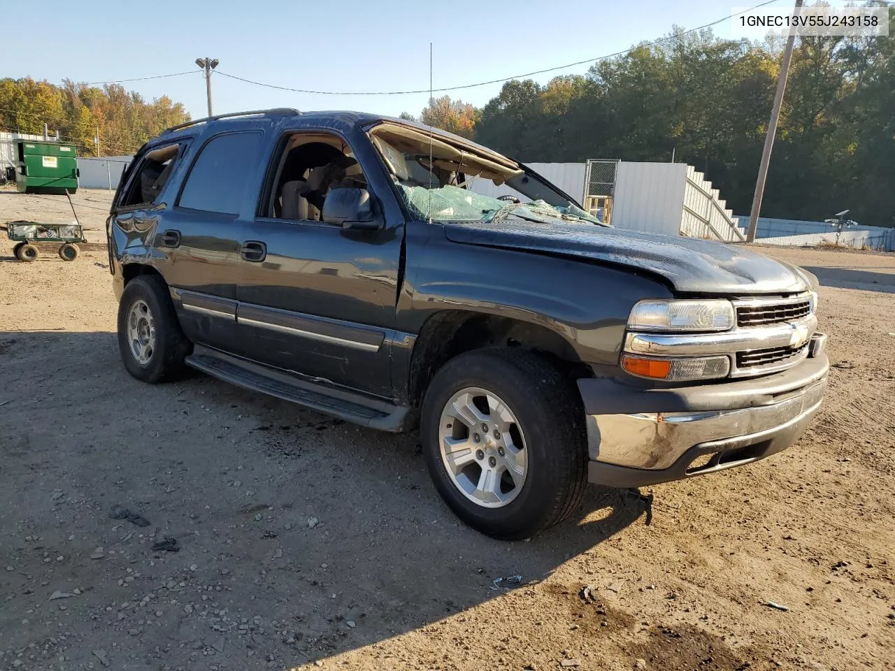 2005 Chevrolet Tahoe C1500 VIN: 1GNEC13V55J243158 Lot: 77749644