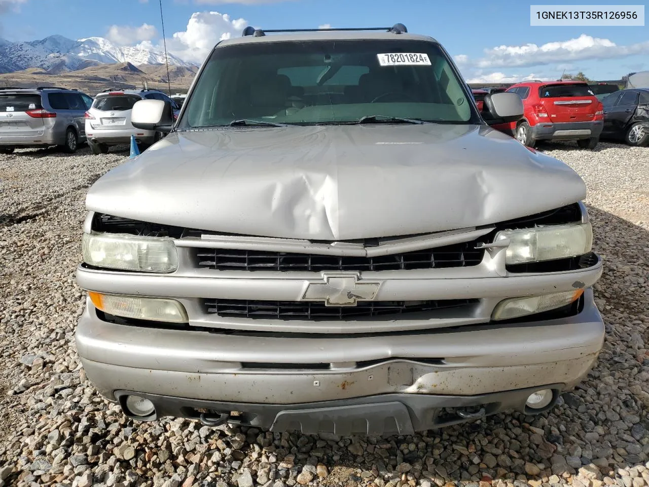 2005 Chevrolet Tahoe K1500 VIN: 1GNEK13T35R126956 Lot: 78201824