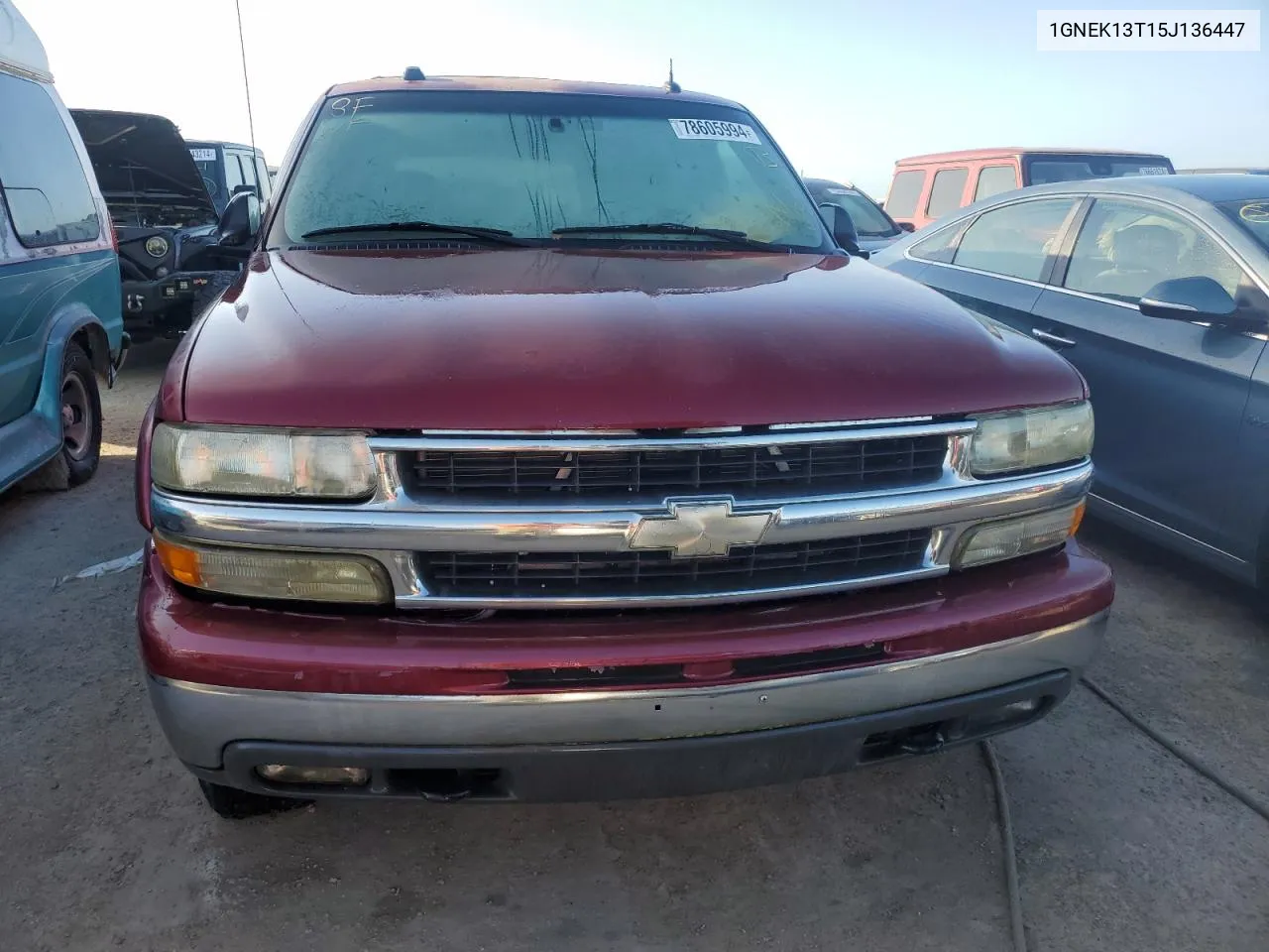 1GNEK13T15J136447 2005 Chevrolet Tahoe K1500