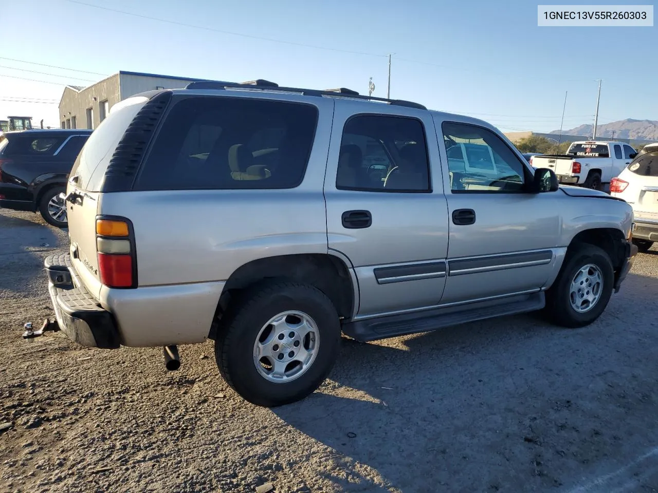 2005 Chevrolet Tahoe C1500 VIN: 1GNEC13V55R260303 Lot: 78643614