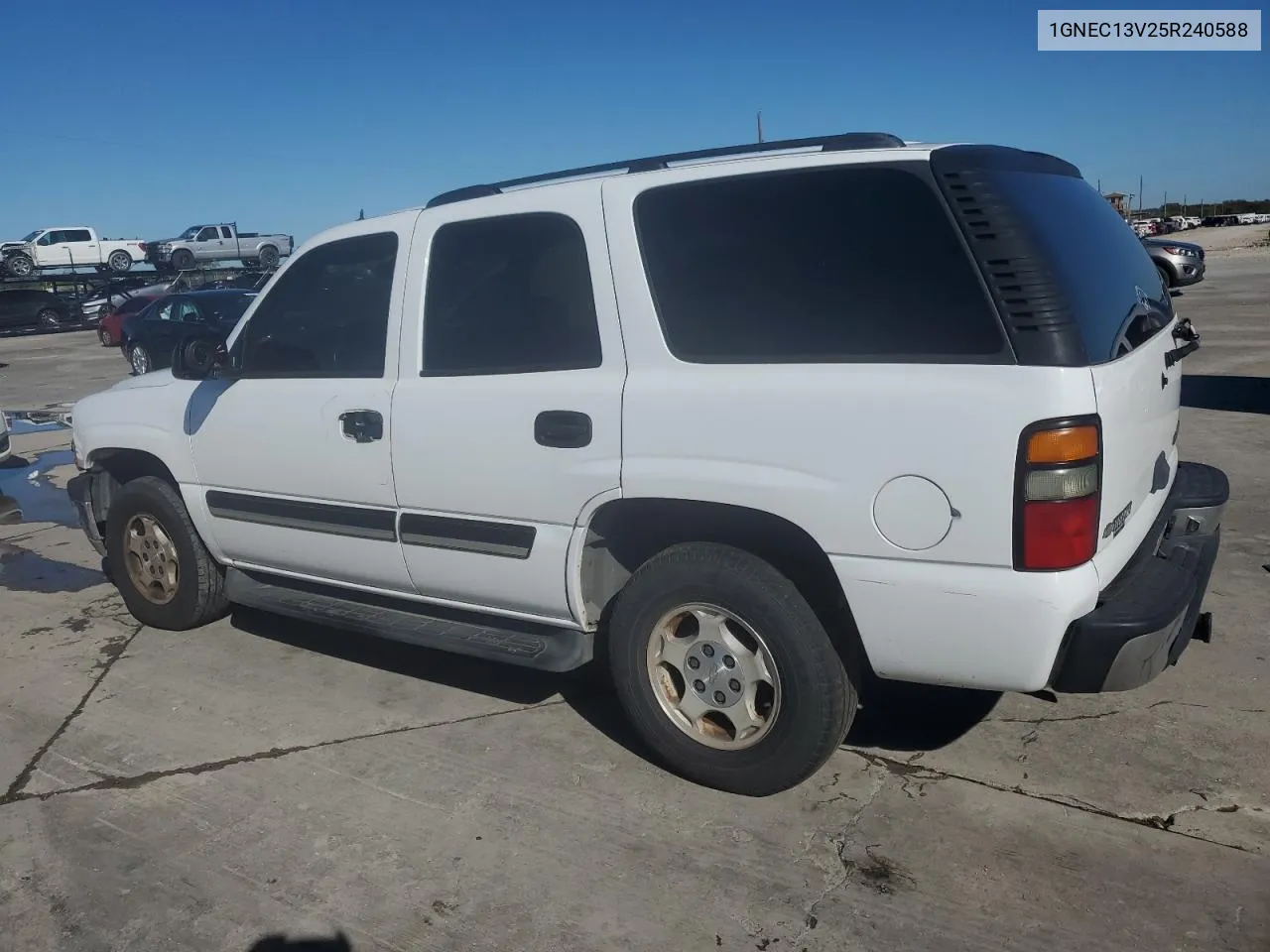 2005 Chevrolet Tahoe C1500 VIN: 1GNEC13V25R240588 Lot: 78673264