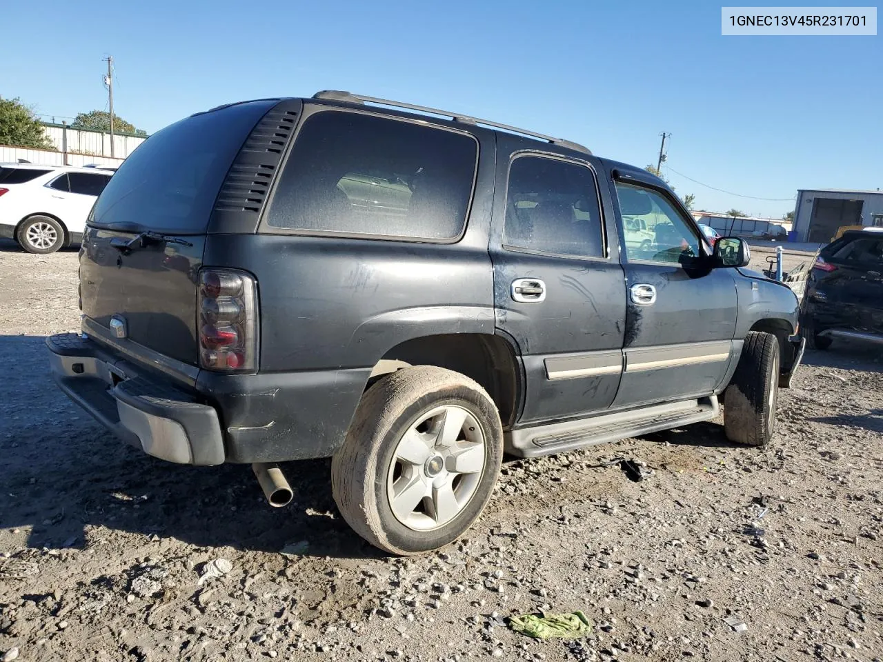 2005 Chevrolet Tahoe C1500 VIN: 1GNEC13V45R231701 Lot: 79429084