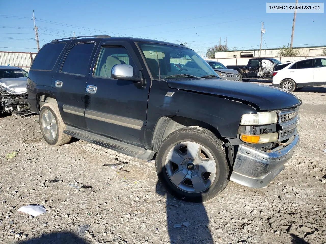 2005 Chevrolet Tahoe C1500 VIN: 1GNEC13V45R231701 Lot: 79429084