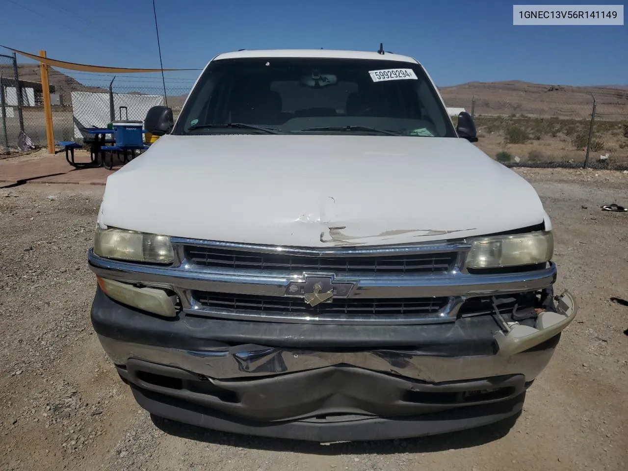 2006 Chevrolet Tahoe C1500 VIN: 1GNEC13V56R141149 Lot: 59929294