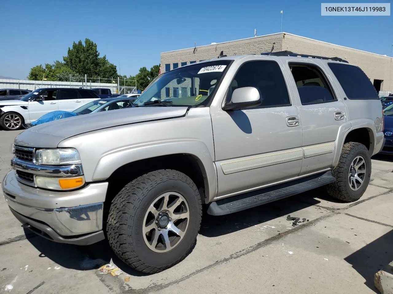 2006 Chevrolet Tahoe K1500 VIN: 1GNEK13T46J119983 Lot: 70422674