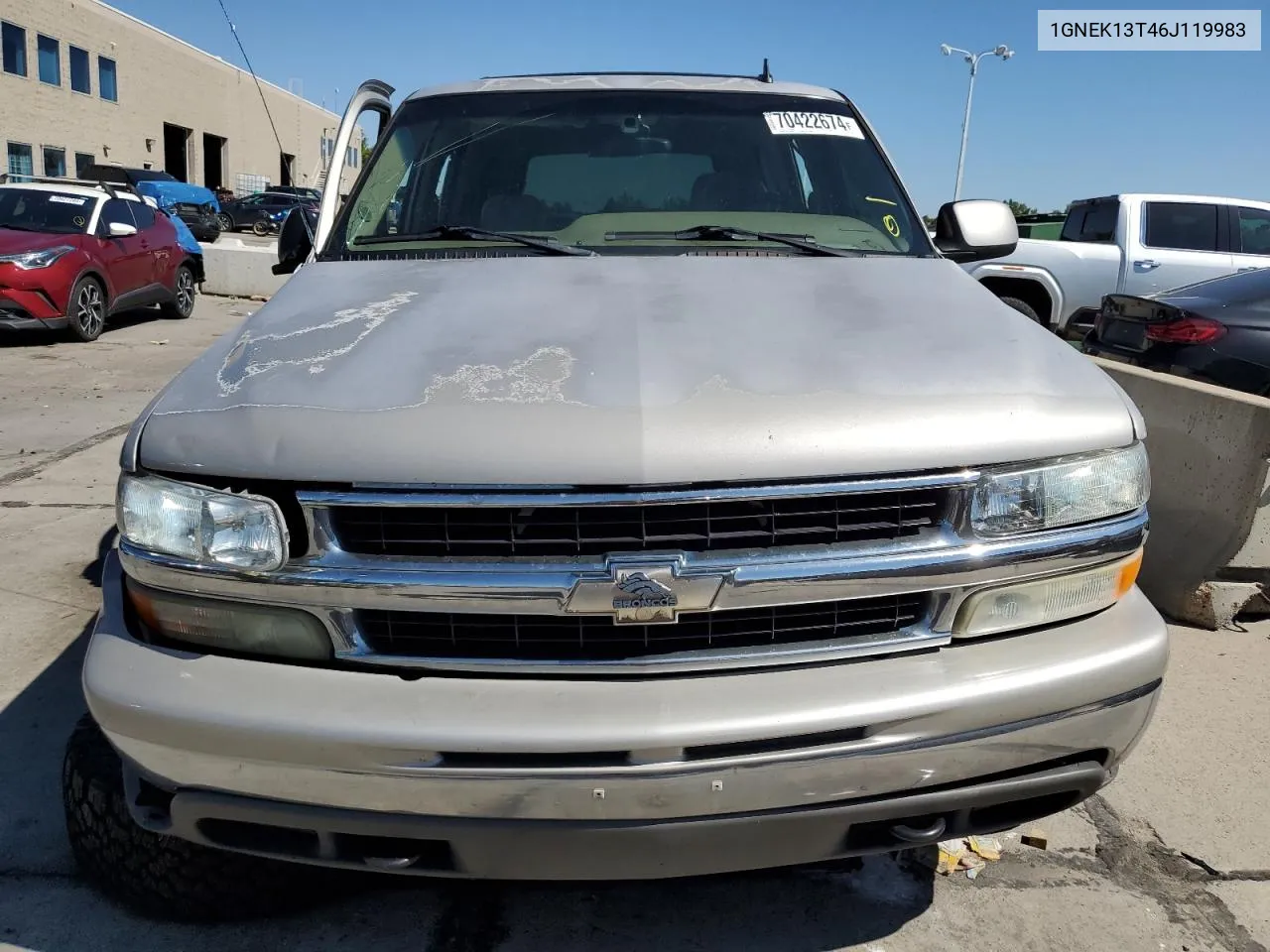 2006 Chevrolet Tahoe K1500 VIN: 1GNEK13T46J119983 Lot: 70422674