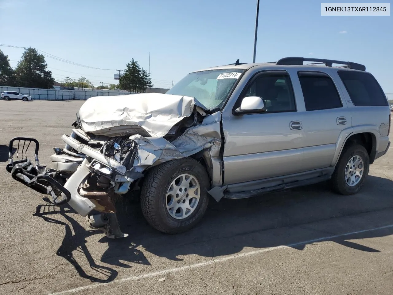 2006 Chevrolet Tahoe K1500 VIN: 1GNEK13TX6R112845 Lot: 71505714