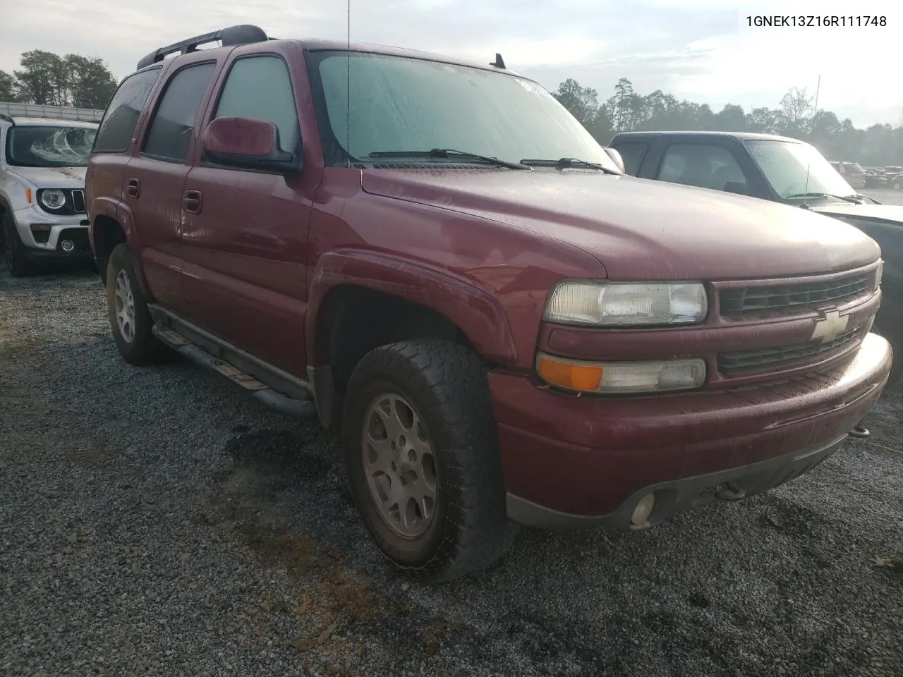 2006 Chevrolet Tahoe K1500 VIN: 1GNEK13Z16R111748 Lot: 74501004