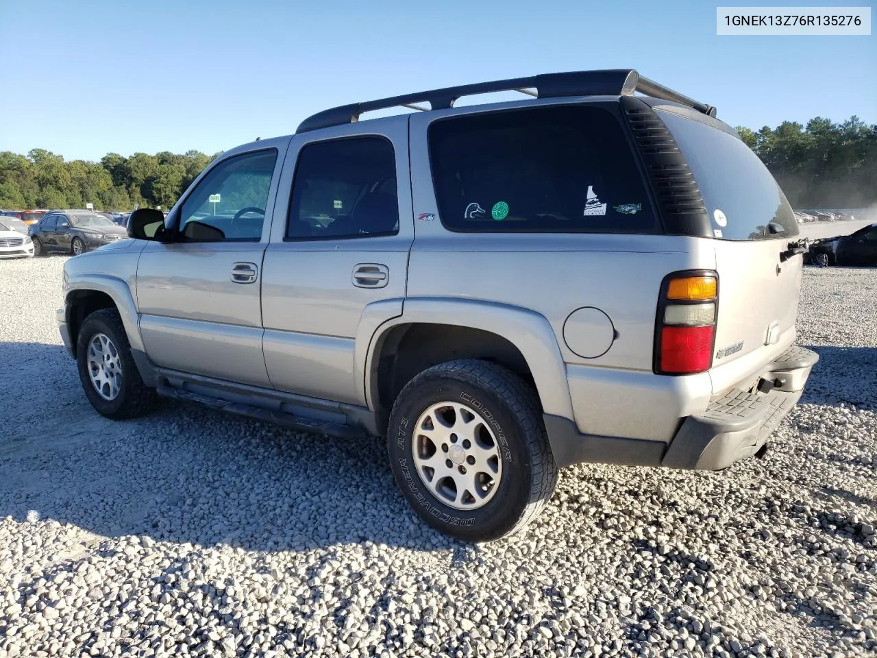 2006 Chevrolet Tahoe K1500 VIN: 1GNEK13Z76R135276 Lot: 75193114