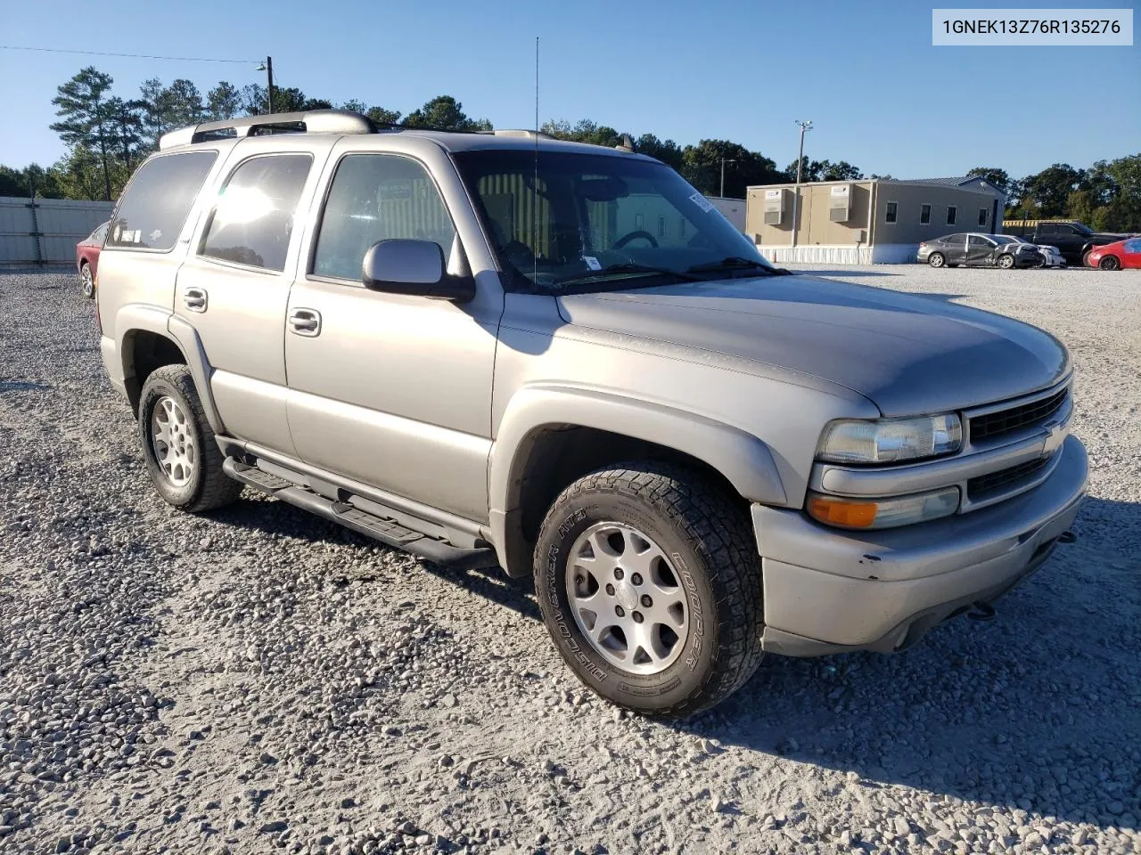 2006 Chevrolet Tahoe K1500 VIN: 1GNEK13Z76R135276 Lot: 75193114