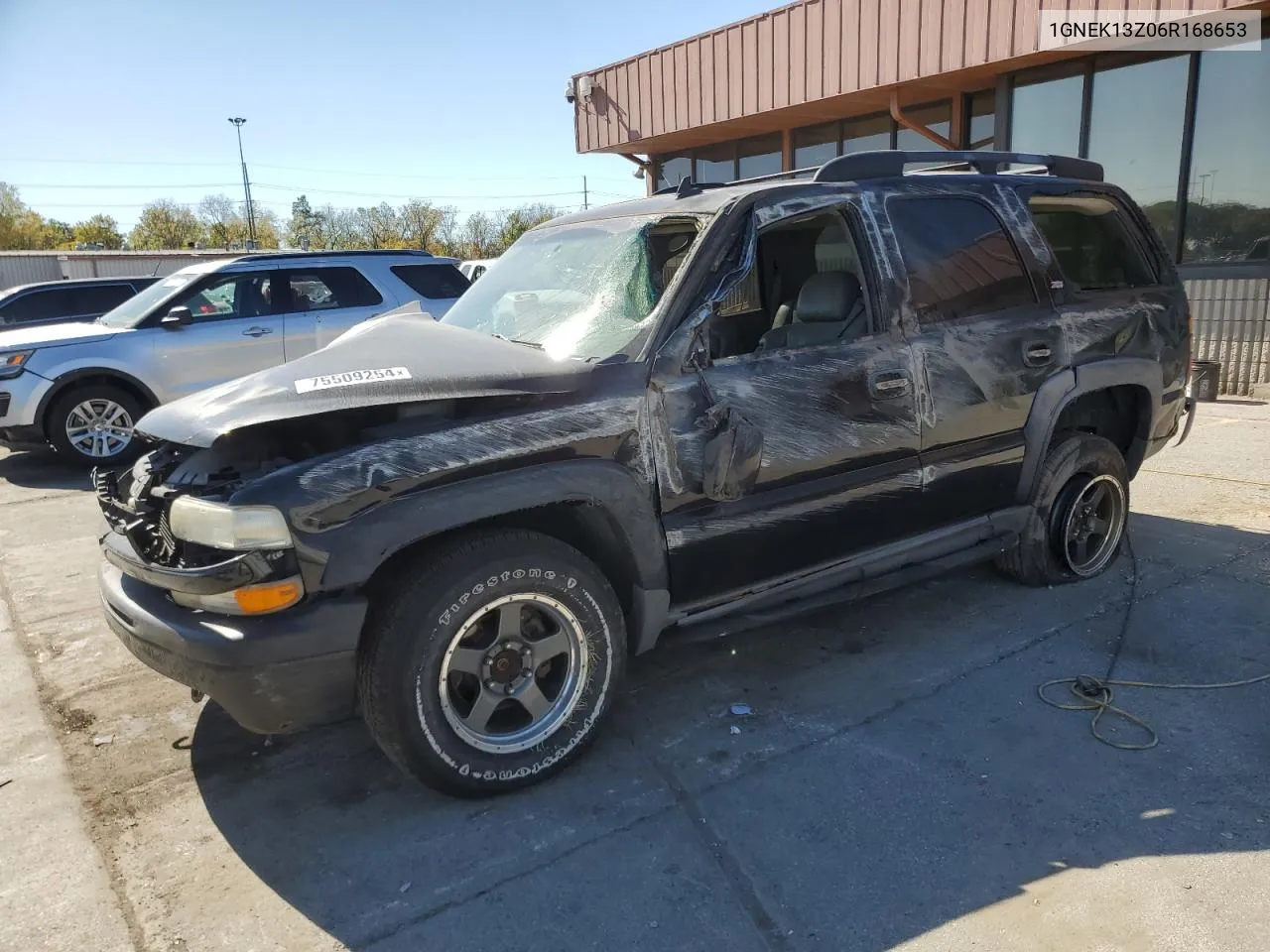 2006 Chevrolet Tahoe K1500 VIN: 1GNEK13Z06R168653 Lot: 75509254