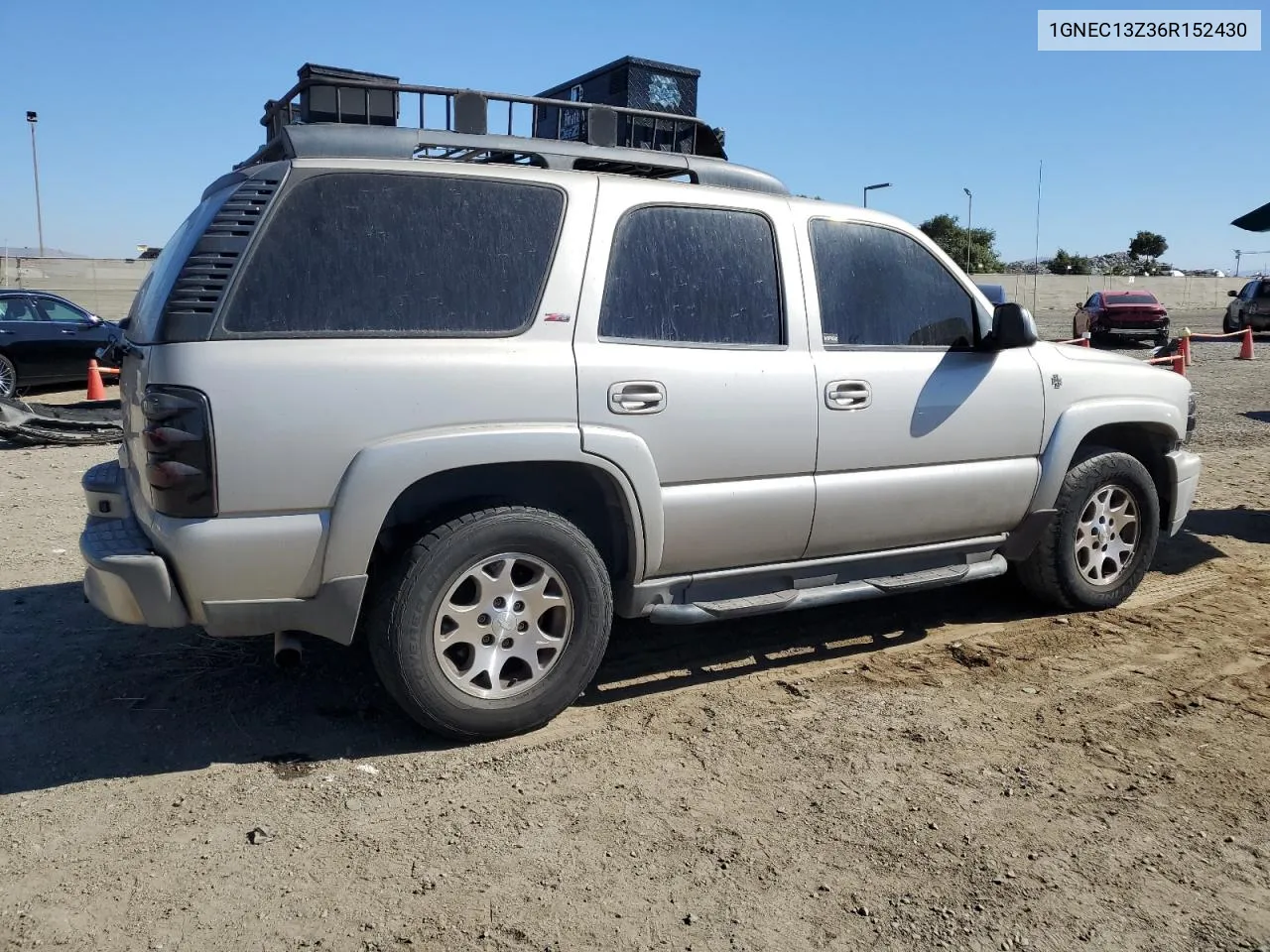 2006 Chevrolet Tahoe C1500 VIN: 1GNEC13Z36R152430 Lot: 77459074