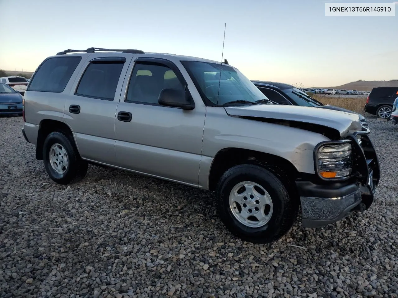 2006 Chevrolet Tahoe K1500 VIN: 1GNEK13T66R145910 Lot: 77590524