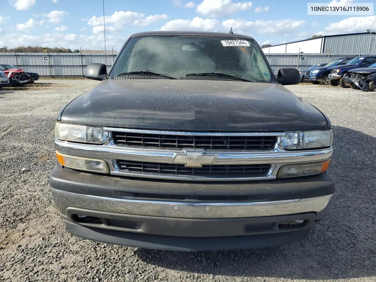 2006 Chevrolet Tahoe C1500 VIN: 1GNEC13V16J115906 Lot: 78427544