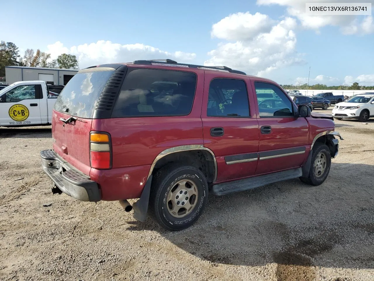 2006 Chevrolet Tahoe C1500 VIN: 1GNEC13VX6R136741 Lot: 78556914