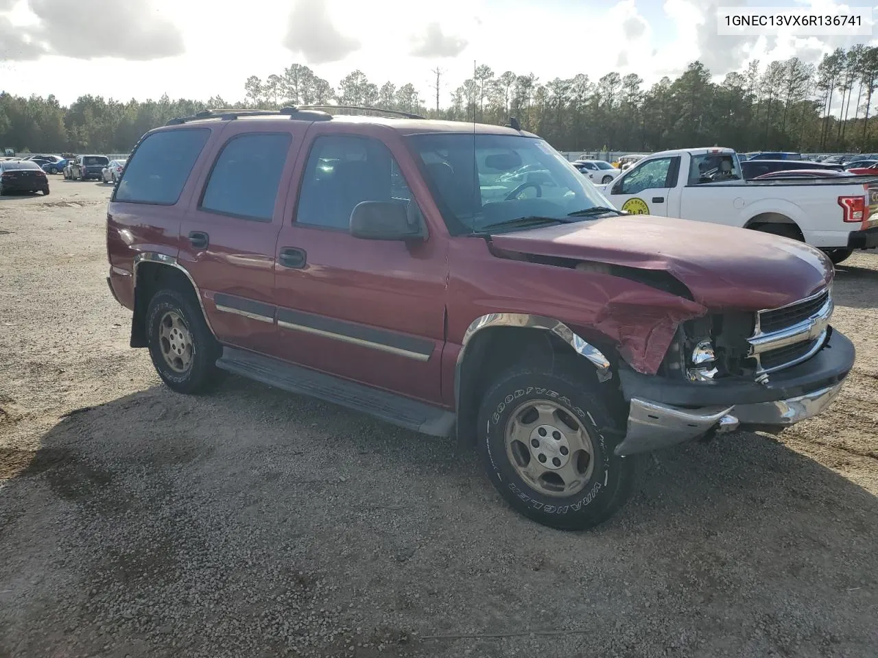 2006 Chevrolet Tahoe C1500 VIN: 1GNEC13VX6R136741 Lot: 78556914