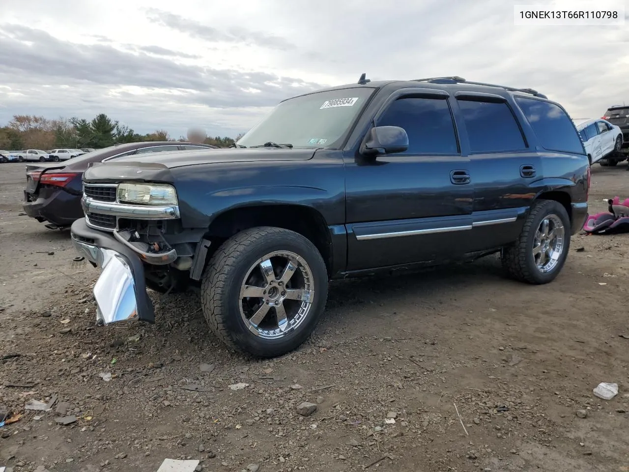 2006 Chevrolet Tahoe K1500 VIN: 1GNEK13T66R110798 Lot: 79085934