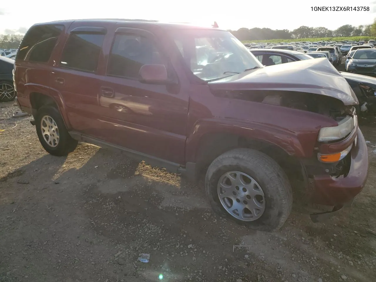 2006 Chevrolet Tahoe K1500 VIN: 1GNEK13ZX6R143758 Lot: 79188104