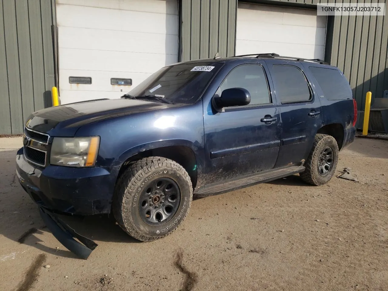 2007 Chevrolet Tahoe K1500 VIN: 1GNFK13057J203712 Lot: 43738734