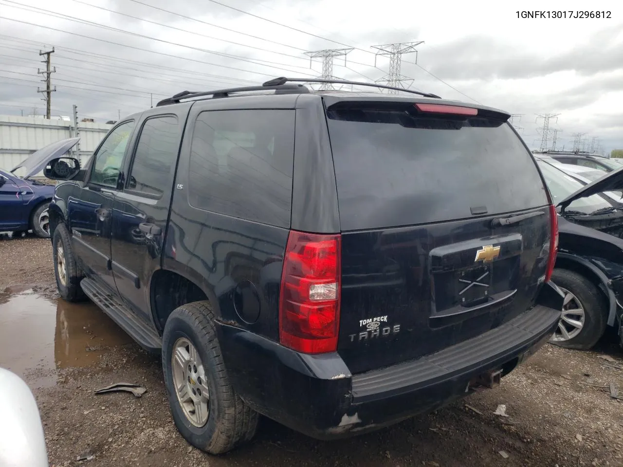 2007 Chevrolet Tahoe K1500 VIN: 1GNFK13017J296812 Lot: 52817484