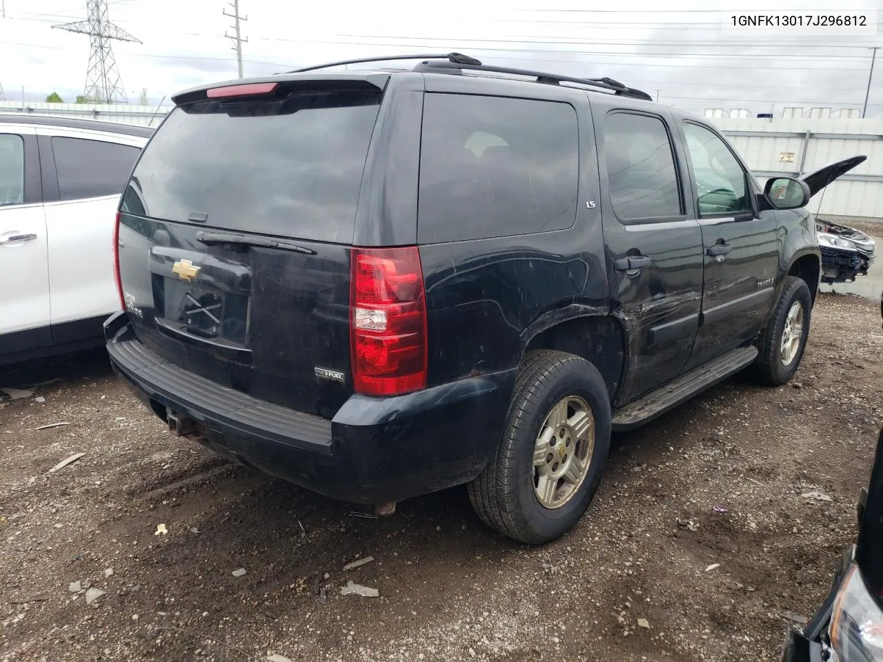 2007 Chevrolet Tahoe K1500 VIN: 1GNFK13017J296812 Lot: 52817484