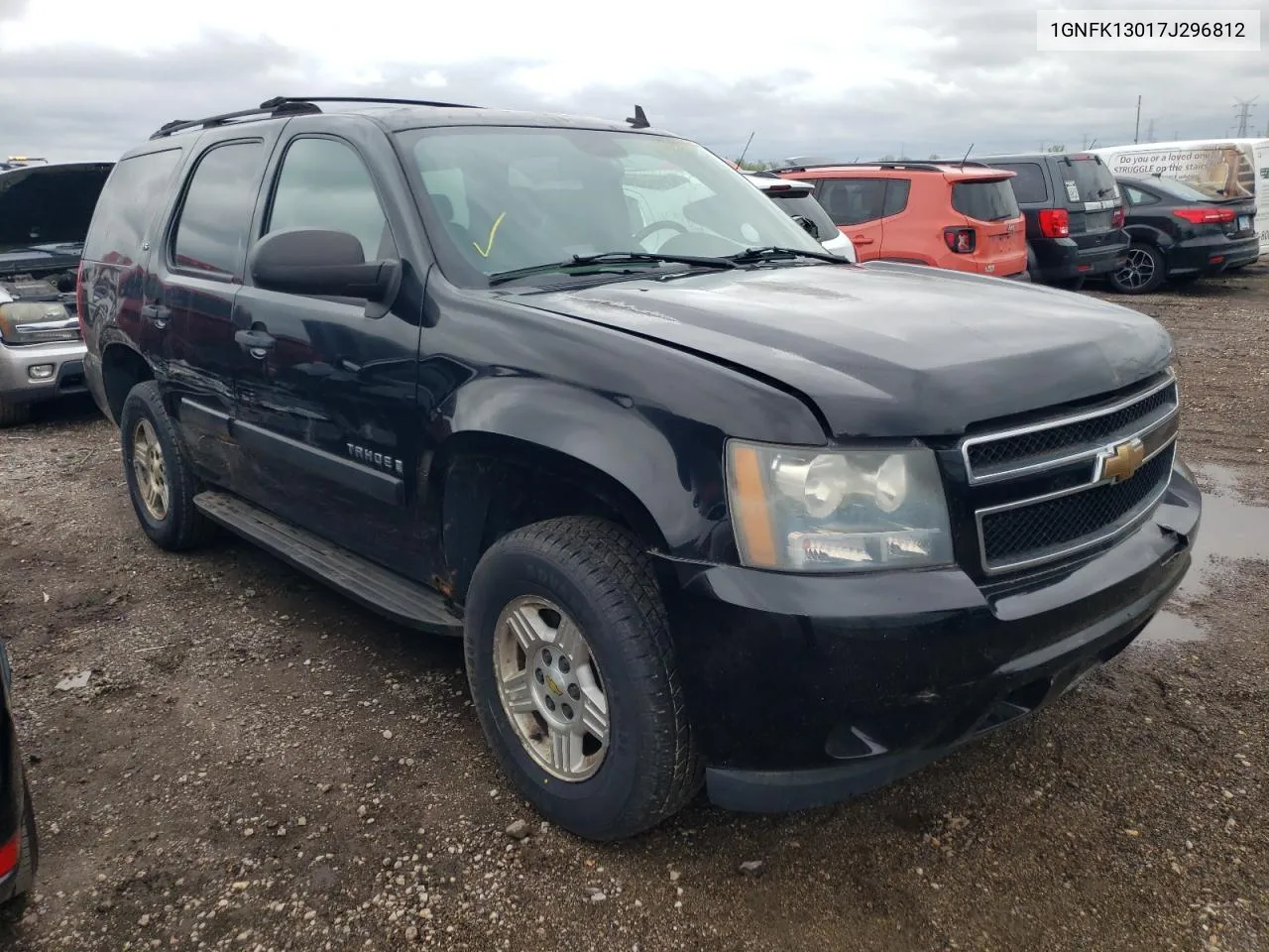 2007 Chevrolet Tahoe K1500 VIN: 1GNFK13017J296812 Lot: 52817484