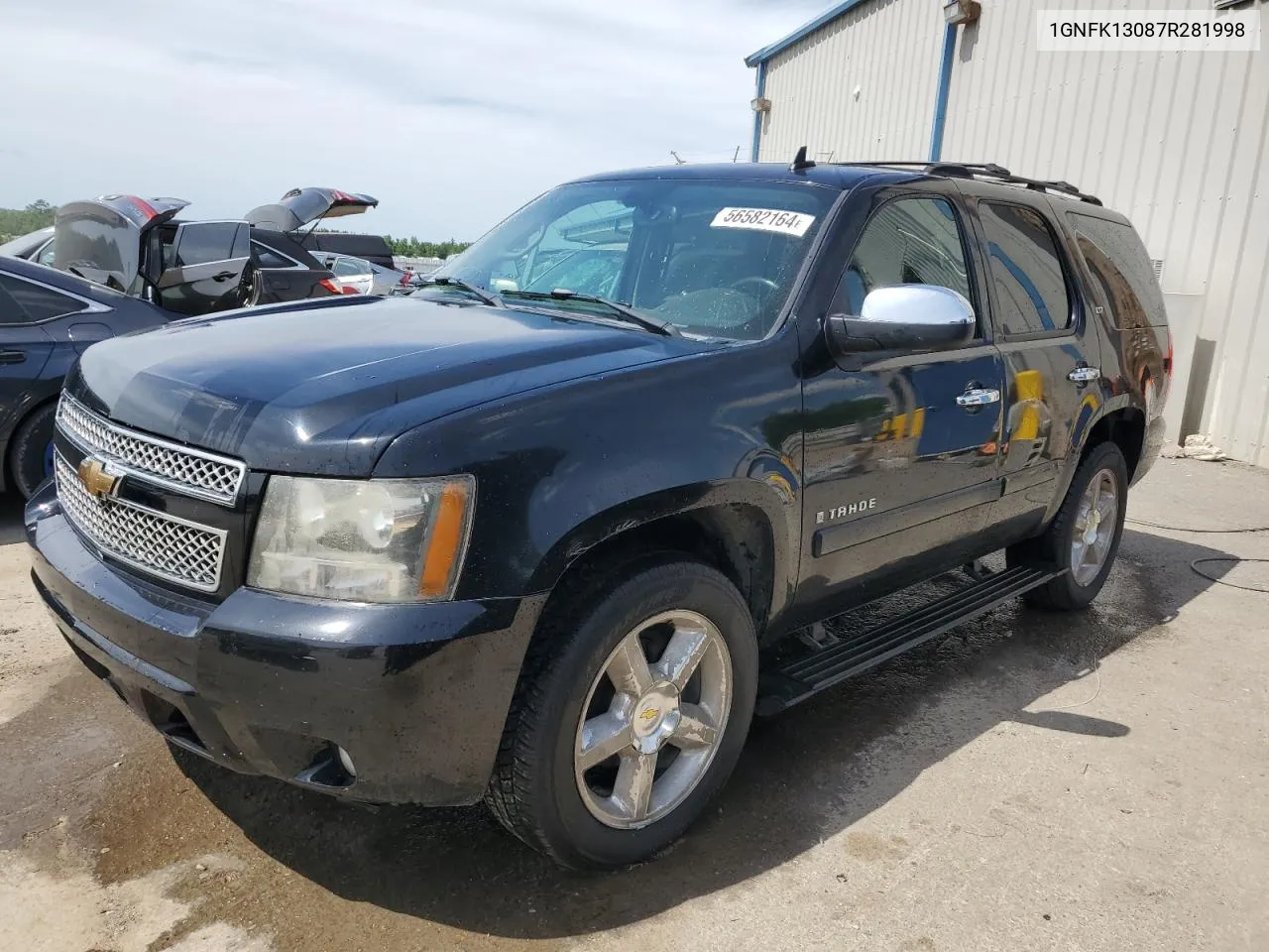 2007 Chevrolet Tahoe K1500 VIN: 1GNFK13087R281998 Lot: 56582164