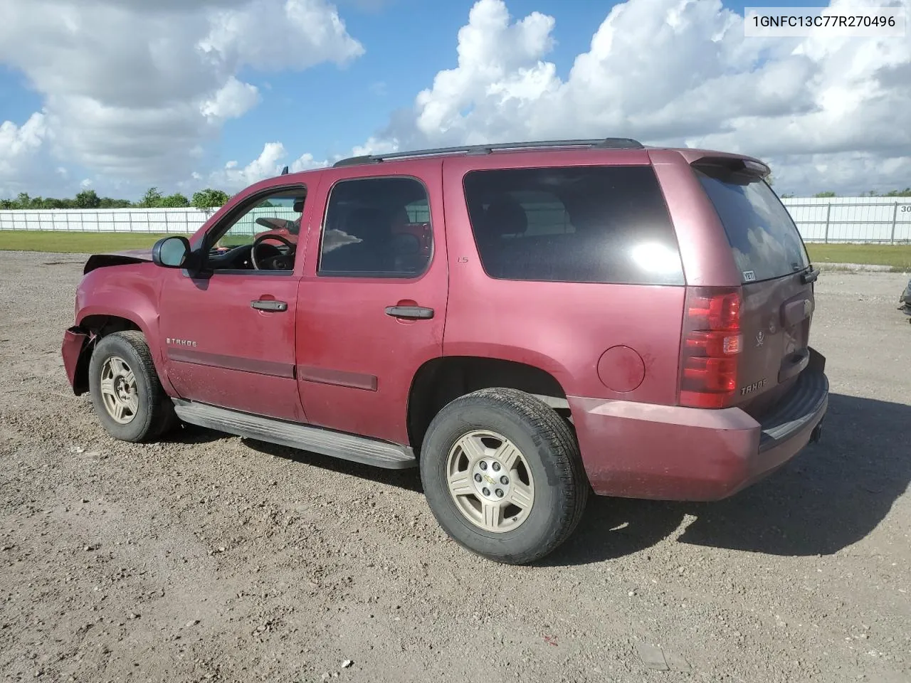 2007 Chevrolet Tahoe C1500 VIN: 1GNFC13C77R270496 Lot: 58576644