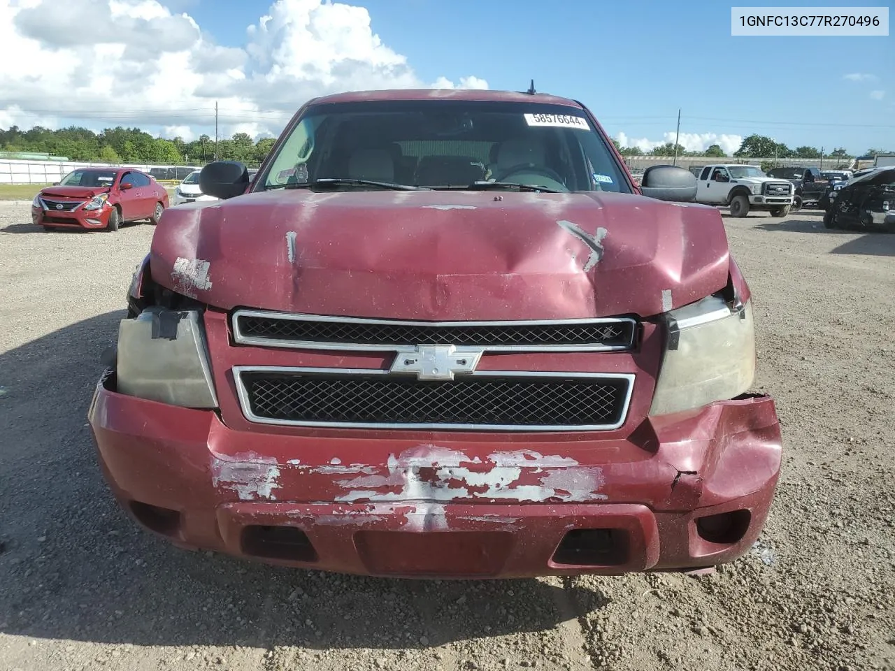 2007 Chevrolet Tahoe C1500 VIN: 1GNFC13C77R270496 Lot: 58576644