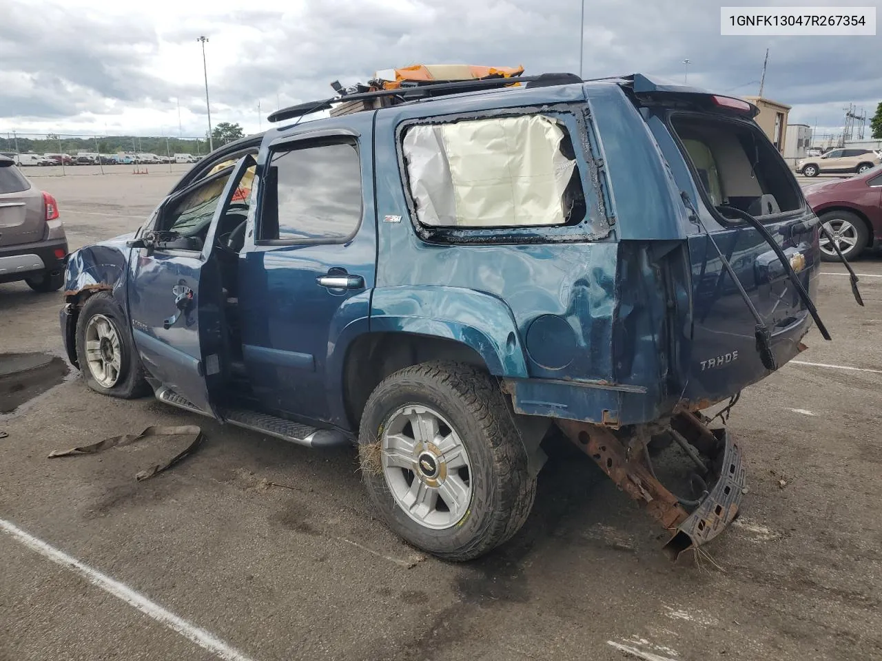 2007 Chevrolet Tahoe K1500 VIN: 1GNFK13047R267354 Lot: 61570724