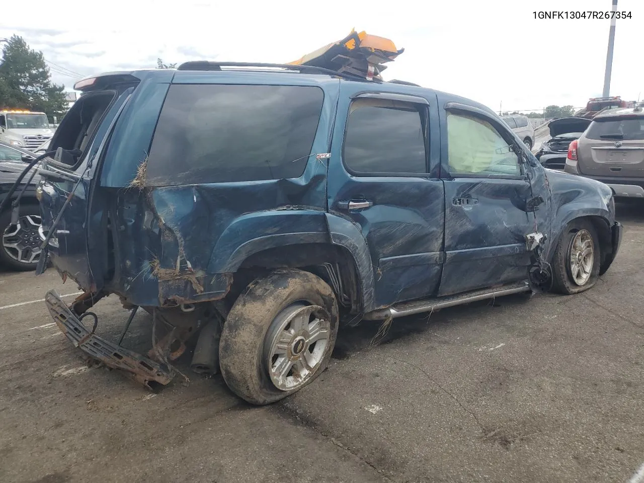 2007 Chevrolet Tahoe K1500 VIN: 1GNFK13047R267354 Lot: 61570724