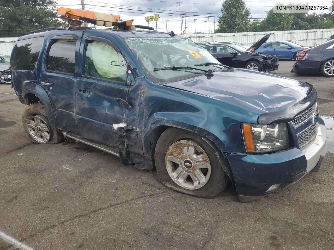 2007 Chevrolet Tahoe K1500 VIN: 1GNFK13047R267354 Lot: 61570724