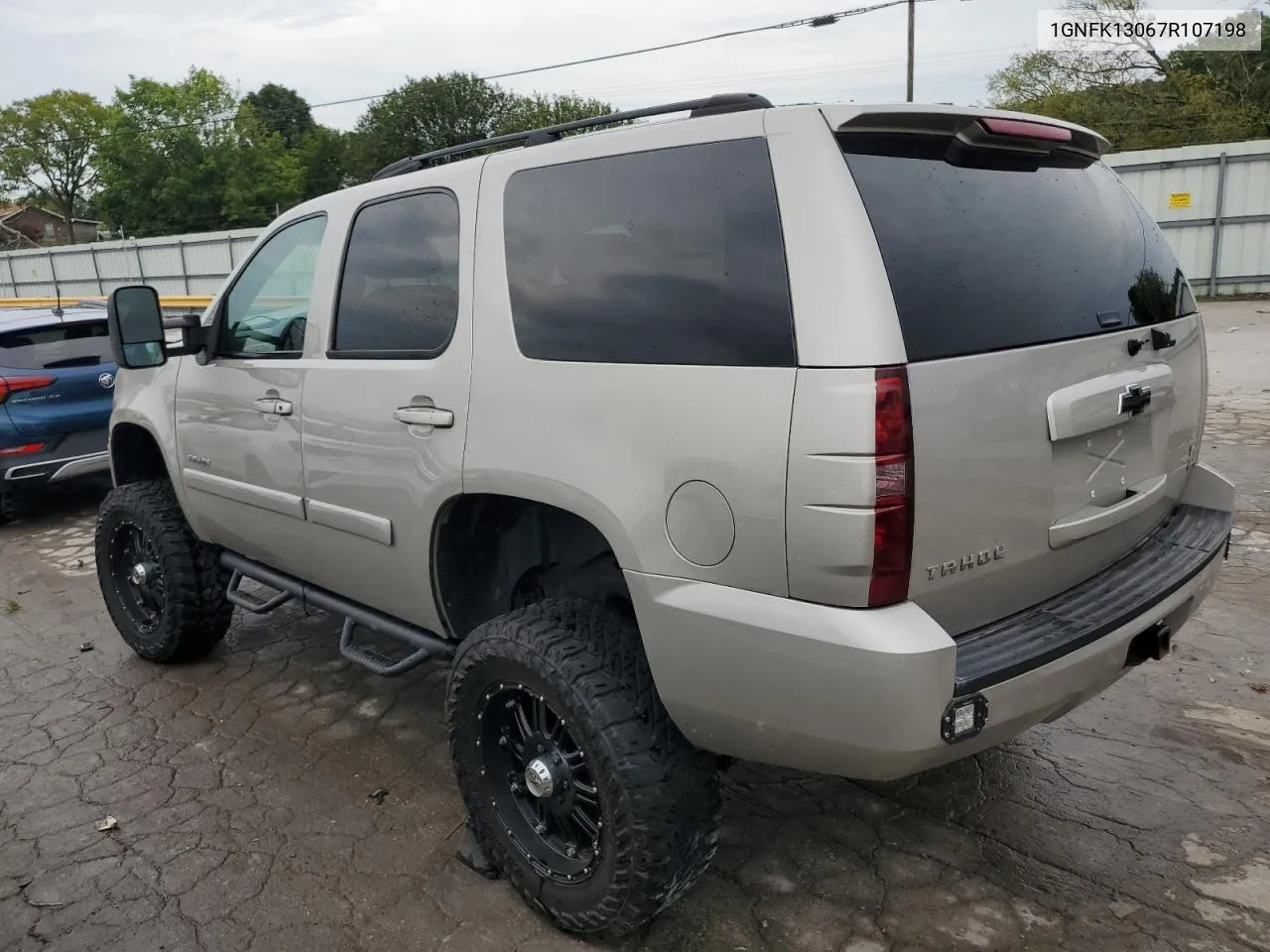 2007 Chevrolet Tahoe K1500 VIN: 1GNFK13067R107198 Lot: 65185374