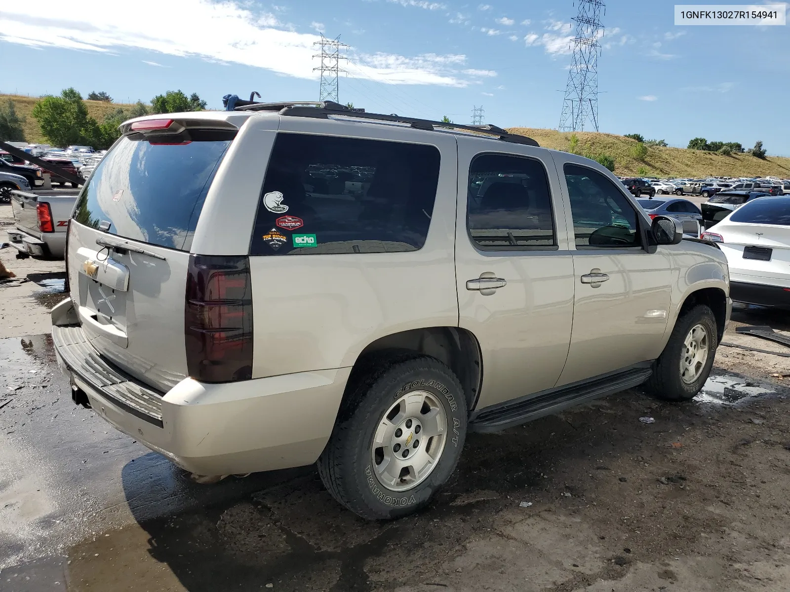 1GNFK13027R154941 2007 Chevrolet Tahoe K1500