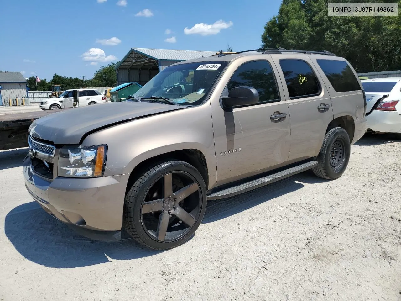 2007 Chevrolet Tahoe C1500 VIN: 1GNFC13J87R149362 Lot: 67683104