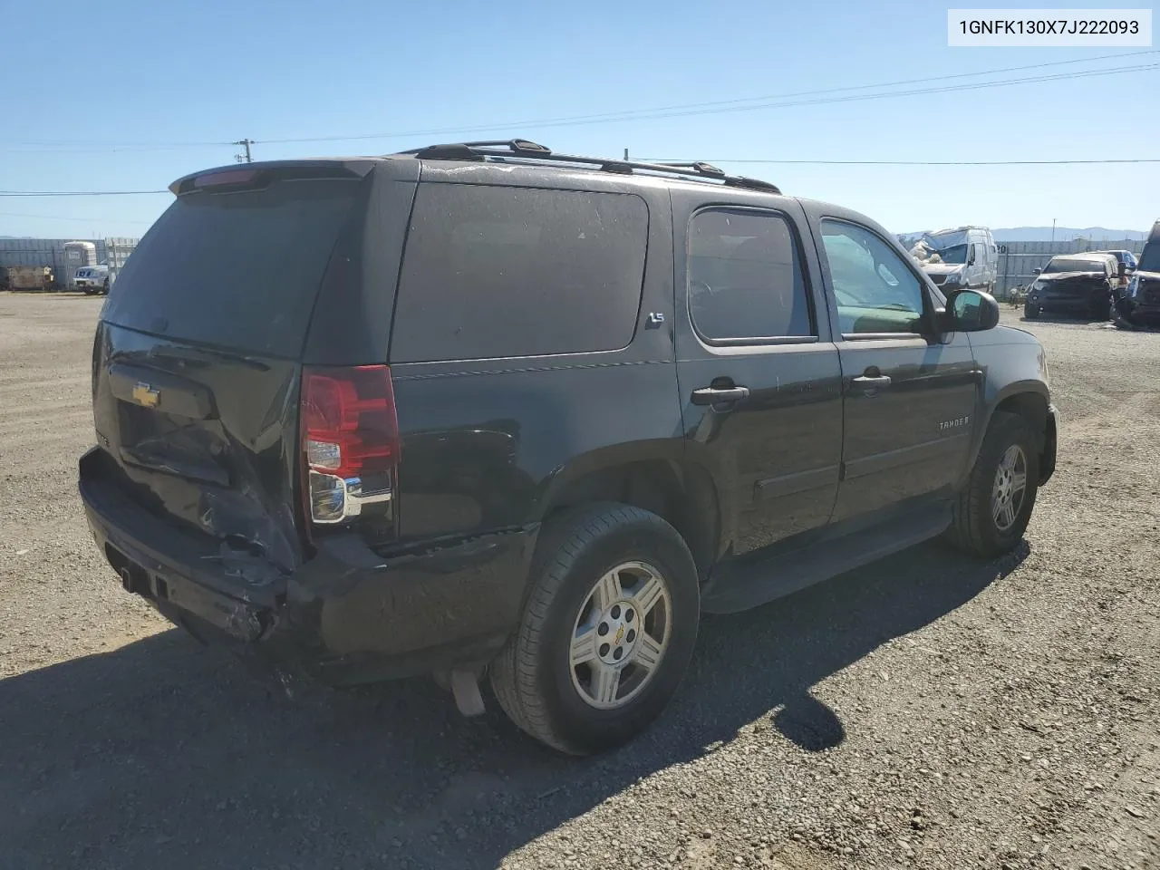 2007 Chevrolet Tahoe K1500 VIN: 1GNFK130X7J222093 Lot: 67917204