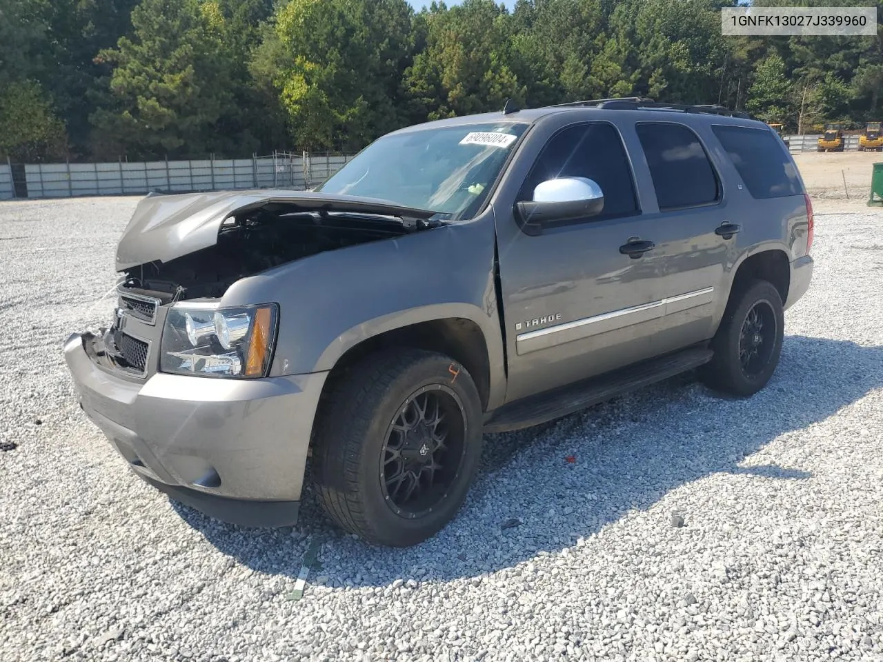 2007 Chevrolet Tahoe K1500 VIN: 1GNFK13027J339960 Lot: 69096004