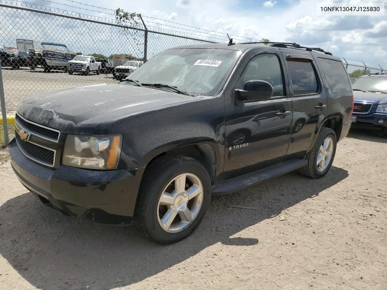 2007 Chevrolet Tahoe K1500 VIN: 1GNFK13047J125830 Lot: 69144384