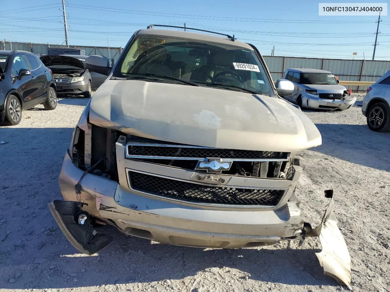 2007 Chevrolet Tahoe C1500 VIN: 1GNFC13047J404000 Lot: 69201034