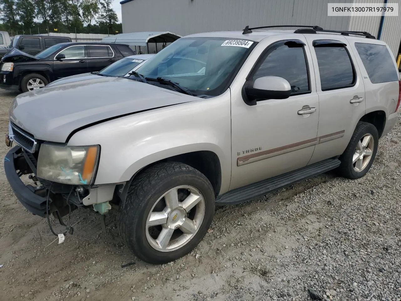 2007 Chevrolet Tahoe K1500 VIN: 1GNFK13007R197979 Lot: 69239504