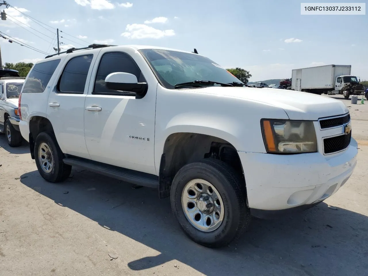 2007 Chevrolet Tahoe C1500 VIN: 1GNFC13037J233112 Lot: 69301904