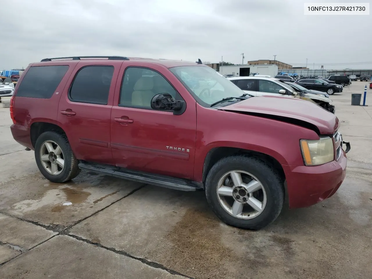 2007 Chevrolet Tahoe C1500 VIN: 1GNFC13J27R421730 Lot: 70045884