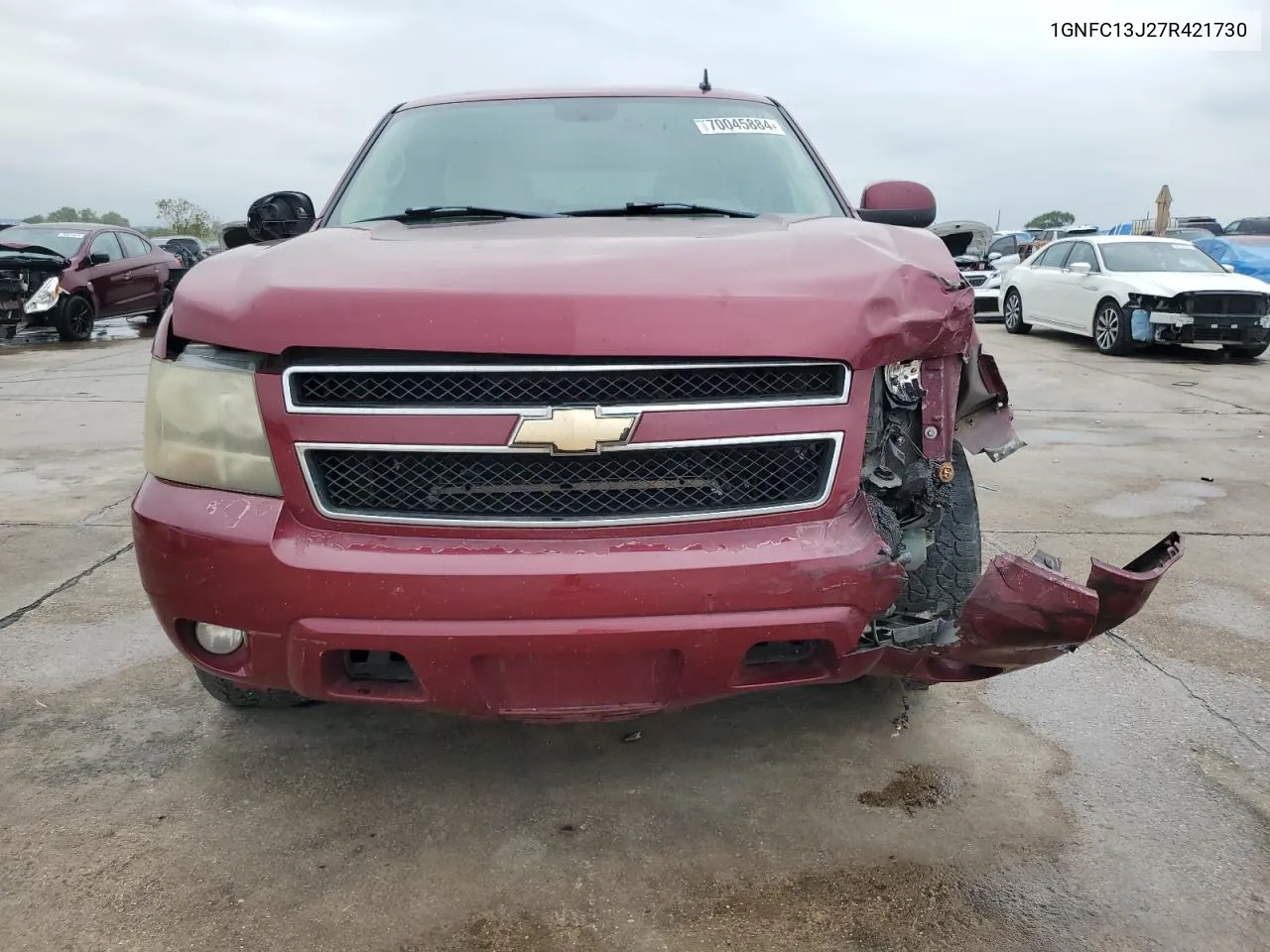 2007 Chevrolet Tahoe C1500 VIN: 1GNFC13J27R421730 Lot: 70045884