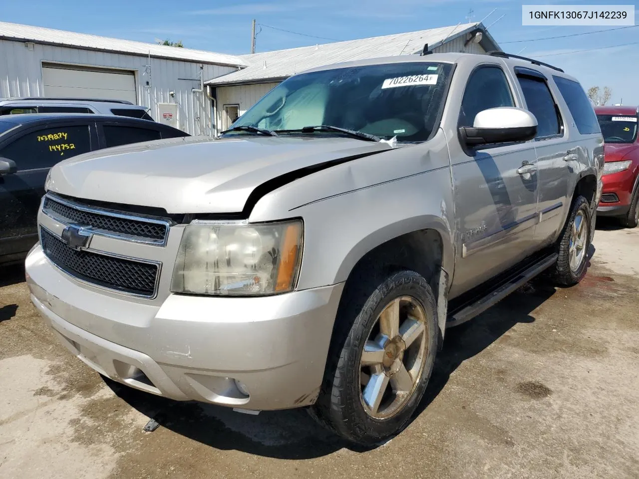 2007 Chevrolet Tahoe K1500 VIN: 1GNFK13067J142239 Lot: 70226264