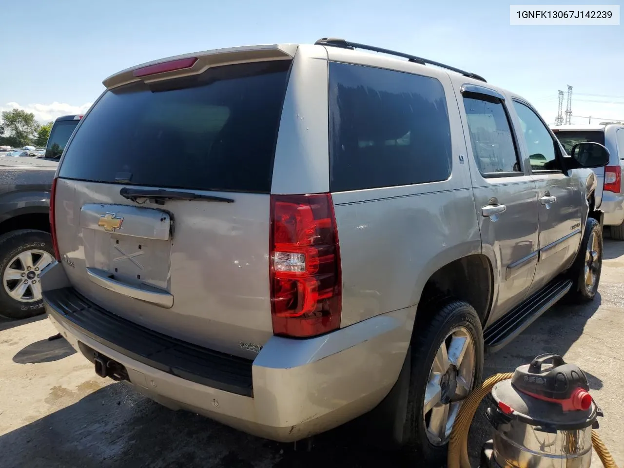 2007 Chevrolet Tahoe K1500 VIN: 1GNFK13067J142239 Lot: 70226264