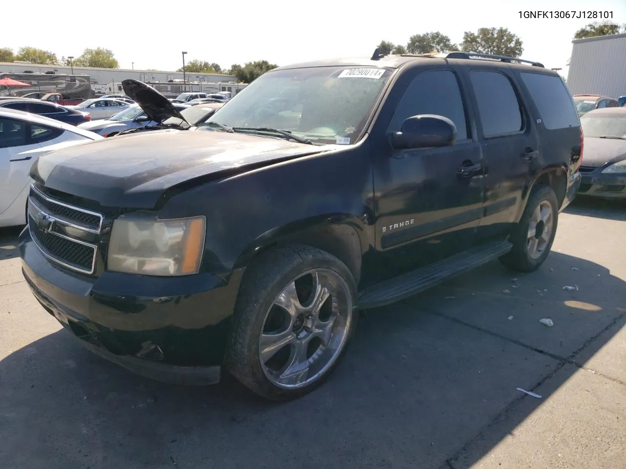 2007 Chevrolet Tahoe K1500 VIN: 1GNFK13067J128101 Lot: 70290014