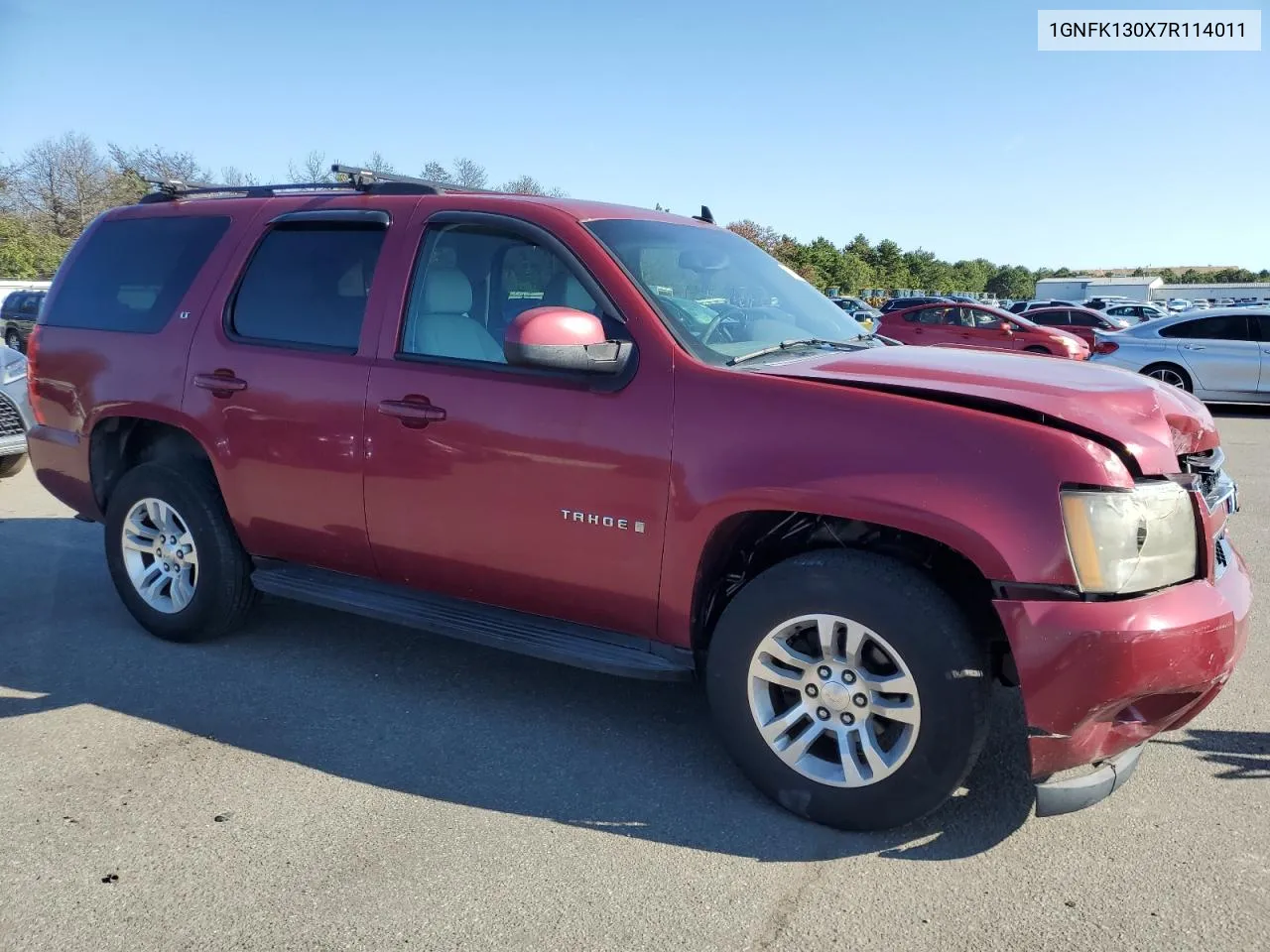 2007 Chevrolet Tahoe K1500 VIN: 1GNFK130X7R114011 Lot: 70840404